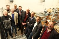 Oberbürgermeister besucht Privatinvestoren: Stationen der "Baustellentour" - Hoftex-Gebäude in Moschendorf fast wieder vollständig gefüllt